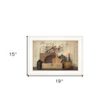 Count your Blessing 1 White Framed Print Wall Art - Homeroots - Flyclothing LLC