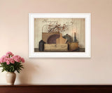 Count your Blessing 1 White Framed Print Wall Art - Homeroots - Flyclothing LLC