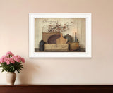 Count your Blessing 1 White Framed Print Wall Art - Homeroots