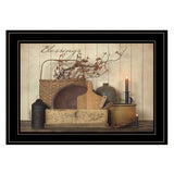 Count your Blessing 2 Black Framed Print Wall Art - Homeroots - Flyclothing LLC