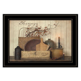 Count your Blessing 2 Black Framed Print Wall Art - Homeroots