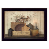 Count your Blessing 3 Black Framed Print Wall Art - Homeroots - Flyclothing LLC