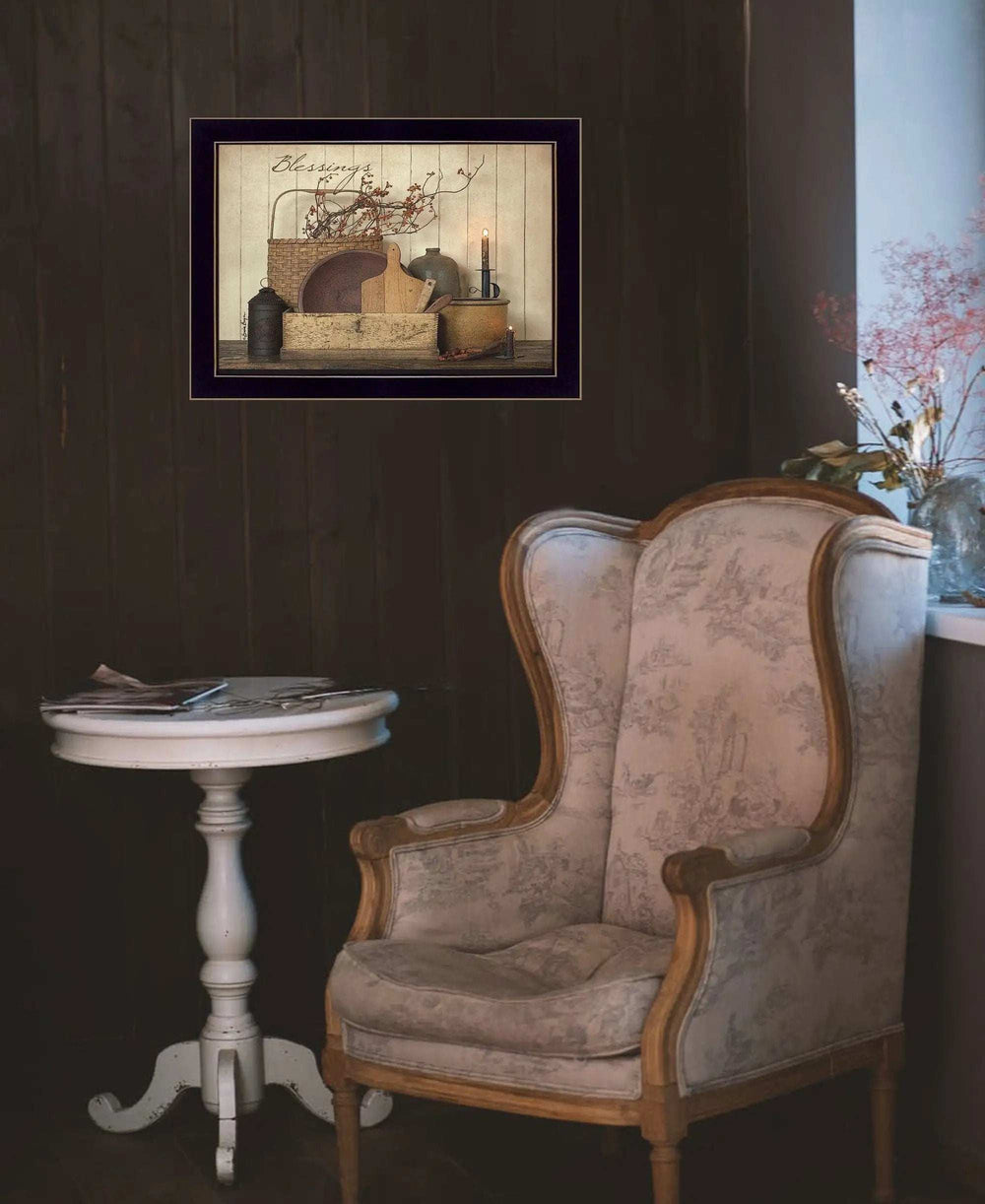 Count your Blessing 3 Black Framed Print Wall Art - Homeroots - Flyclothing LLC