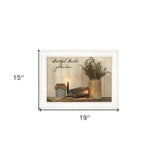 Grateful Hearts 1 White Framed Print Kitchen Wall Art - Homeroots - Flyclothing LLC