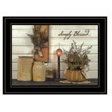 Simply Blessed Black Framed Print Kitchen Wall Art - Homeroots - Flyclothing LLC
