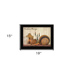 Farmhouse Blessings 3 Black Framed Print Kitchen Wall Art - Homeroots