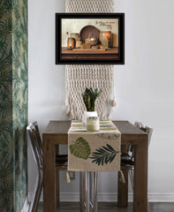 By Grace 3 Black Framed Print Kitchen Wall Art - Homeroots