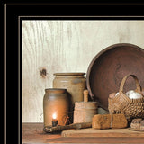By Grace 3 Black Framed Print Kitchen Wall Art - Homeroots