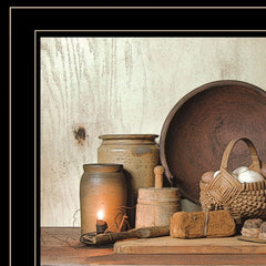 By Grace 3 Black Framed Print Kitchen Wall Art - Homeroots