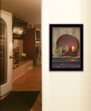 The Red Bowl 2 Black Framed Print Wall Art - Homeroots