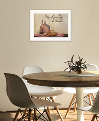 May All Your Days be Blessed Collection White Framed Print Wall Art - Homeroots