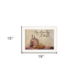 May All Your Days be Blessed Collection White Framed Print Wall Art - Homeroots - Flyclothing LLC
