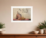 May All Your Days be Blessed Collection White Framed Print Wall Art - Homeroots