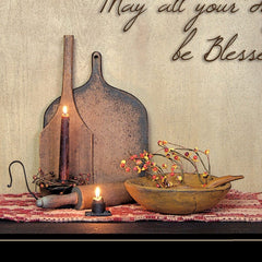 May All Your Days be Blessed Collection Black Framed Print Wall Art - Homeroots