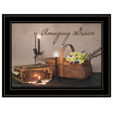 Amazing Grace Black Framed Print Kitchen Wall Art - Homeroots