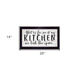 We lick the Spoon 3 Black Framed Print Kitchen Wall Art - Homeroots - Flyclothing LLC
