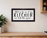 We lick the Spoon 3 Black Framed Print Kitchen Wall Art - Homeroots