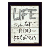 Life is too Short 3 Black Framed Print Wall Art - Homeroots