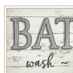 Bath Rules 1 White Framed Print Bathroom Wall Art - Homeroots