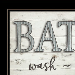 Bath Rules 2 Black Framed Print Bathroom Wall Art - Homeroots