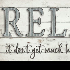 Relax 4 Black Framed Print Bathroom Wall Art - Homeroots