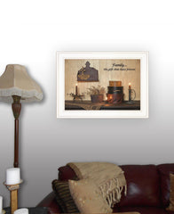 Forever Family White Framed Print Wall Art - Homeroots