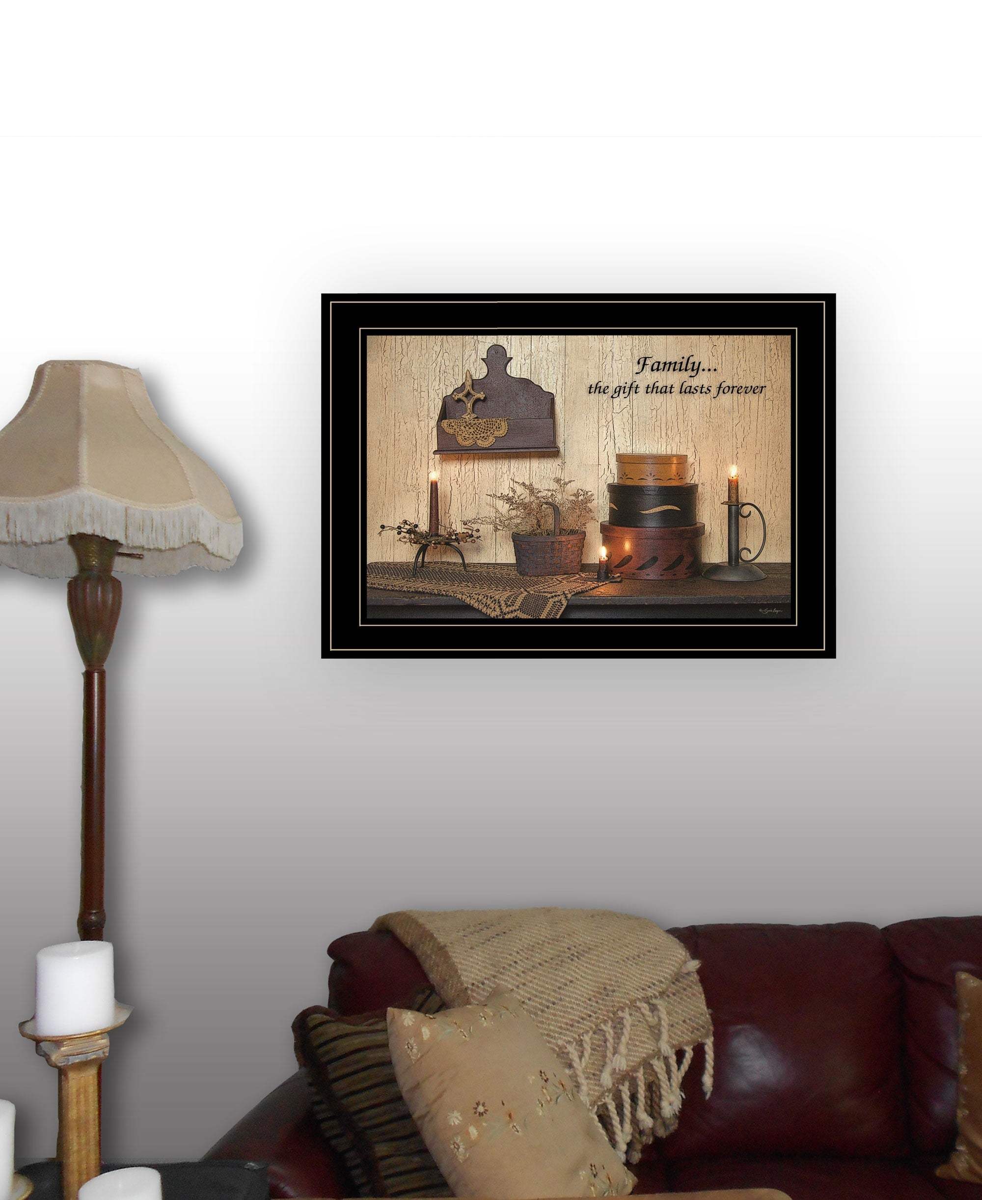 Forever Family 5 Black Framed Print Wall Art - Homeroots - Flyclothing LLC