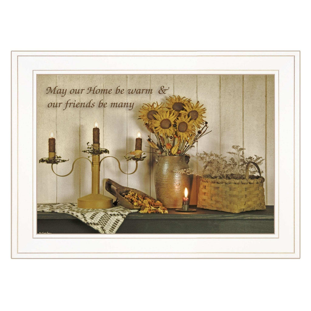 Our Home 2 White Framed Print Wall Art - Homeroots - Flyclothing LLC