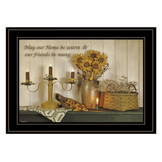 Our Home 3 Black Framed Print Wall Art - Homeroots