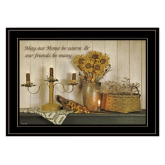 Our Home 3 Black Framed Print Wall Art - Homeroots