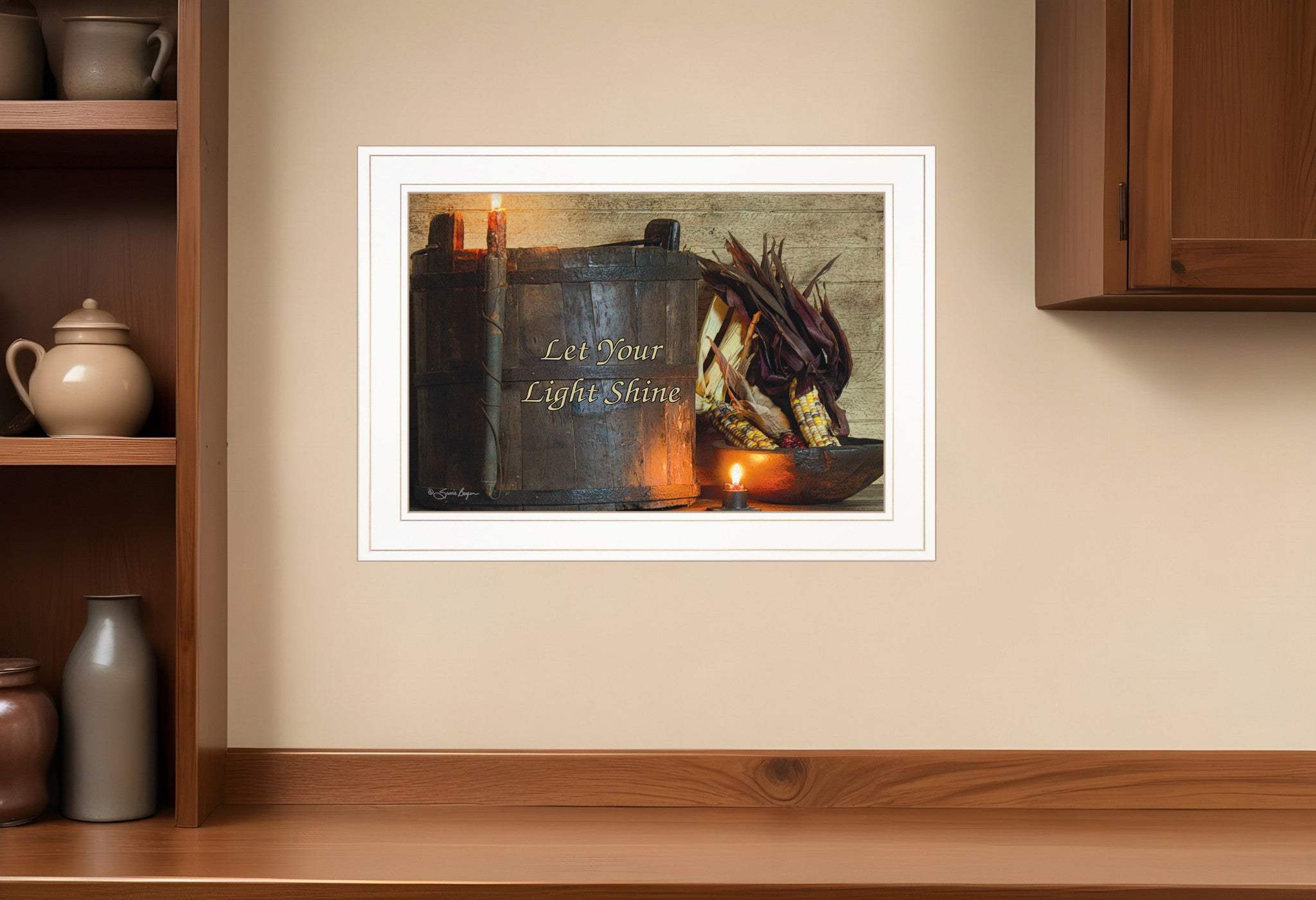 Indian Corn 2 White Framed Print Wall Art - Homeroots - Flyclothing LLC