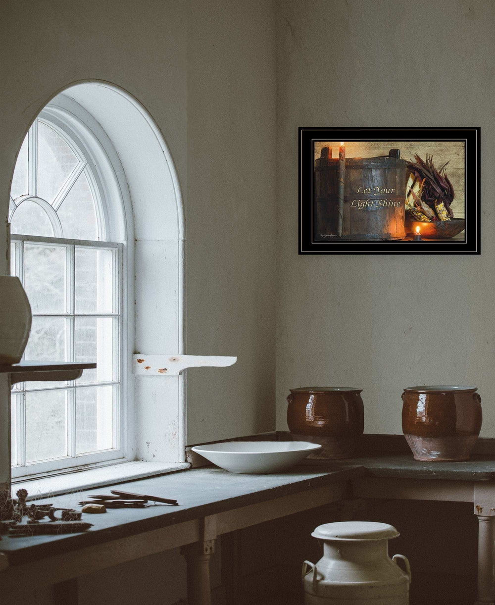 Indian Corn 3 Black Framed Print Wall Art - Homeroots - Flyclothing LLC