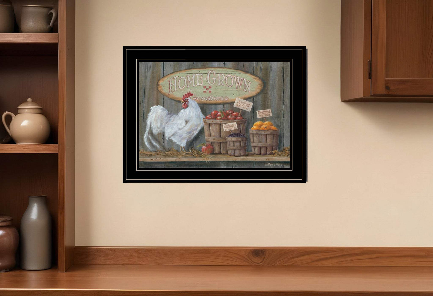 Home Grown 3 Black Framed Print Wall Art - Homeroots - Flyclothing LLC