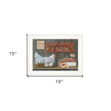 Fresh from the Farm 2 White Framed Print Wall Art - Homeroots - Flyclothing LLC