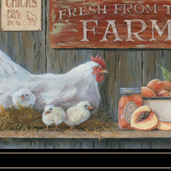 Fresh from the Farm 3 Black Framed Print Wall Art - Homeroots