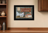 Fresh from the Farm 3 Black Framed Print Wall Art - Homeroots
