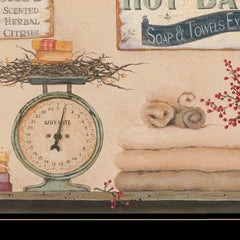 Hot Bath 17 Black Framed Print Bathroom Wall Art - Homeroots