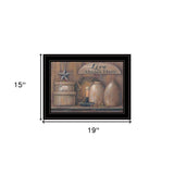 Love Abides Here Shelf 3 Black Framed Print Wall Art - Homeroots - Flyclothing LLC