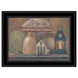 Love Never Fails 6 Black Framed Print Wall Art - Homeroots