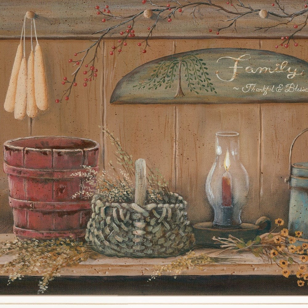 Treasures on the Shelf I 2 White Framed Print Wall Art