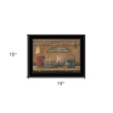 Treasures on the Shelf I 3 Black Framed Print Wall Art - Homeroots - Flyclothing LLC
