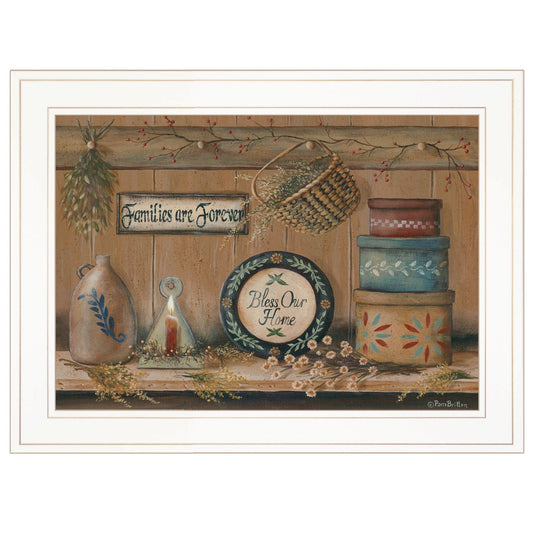 Treasures on the Shelf II 2 White Framed Print Wall Art - Homeroots