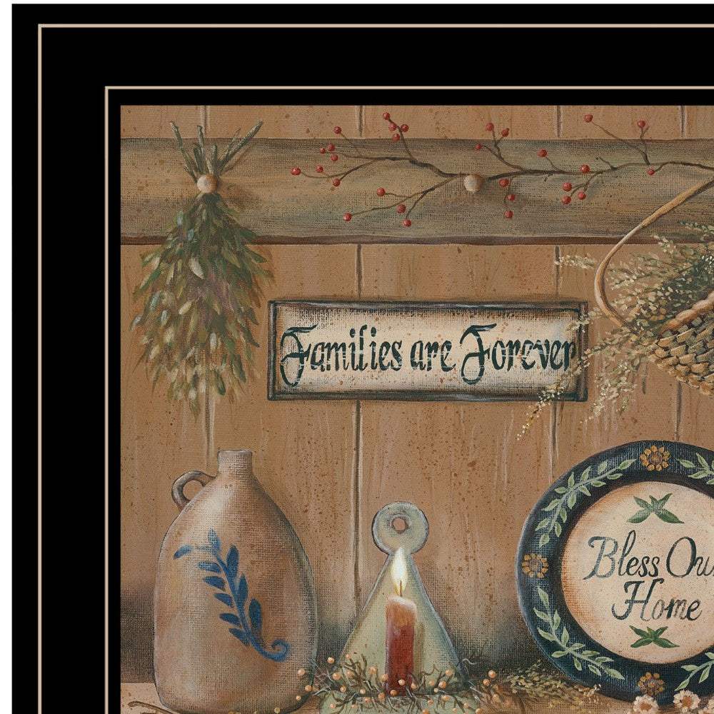 Treasures on the Shelf II 3 Black Framed Print Wall Art - Homeroots - Flyclothing LLC