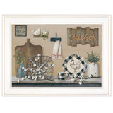 Farmhouse Kitchen White Framed Print Kitchen Wall Art - Homeroots