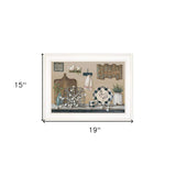 Farmhouse Kitchen White Framed Print Kitchen Wall Art - Homeroots - Flyclothing LLC