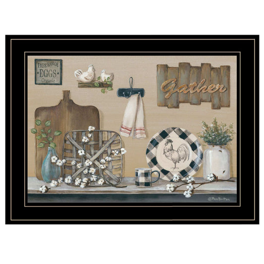 Farmhouse Kitchen Black Framed Print Kitchen Wall Art - Homeroots - Flyclothing LLC