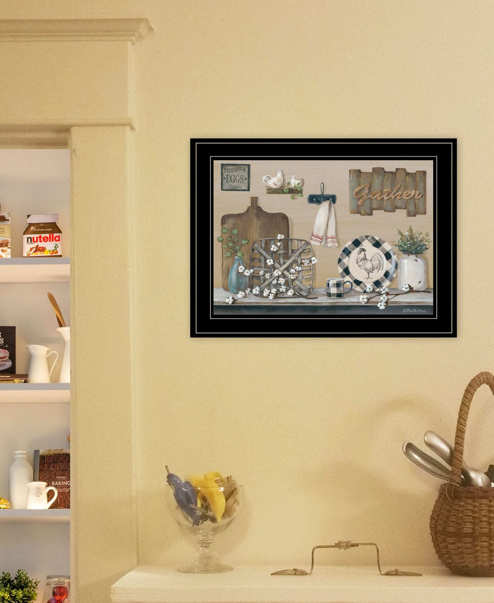 Farmhouse Kitchen Black Framed Print Kitchen Wall Art - Homeroots - Flyclothing LLC