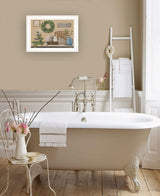 Farmhouse Bath I 2 White Framed Print Bathroom Wall Art - Homeroots - Flyclothing LLC