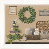 Farmhouse Bath I 2 White Framed Print Bathroom Wall Art - Homeroots - Flyclothing LLC