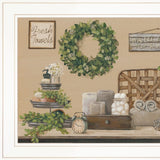 Farmhouse Bath I 2 White Framed Print Bathroom Wall Art - Homeroots